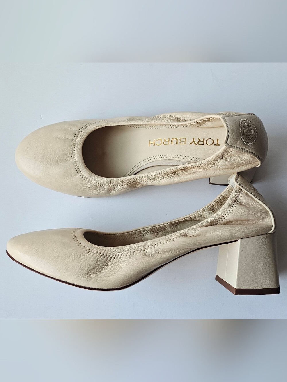 NEW Tory Burch Eddie 55mm Pump Nappa Leather Size 7.5